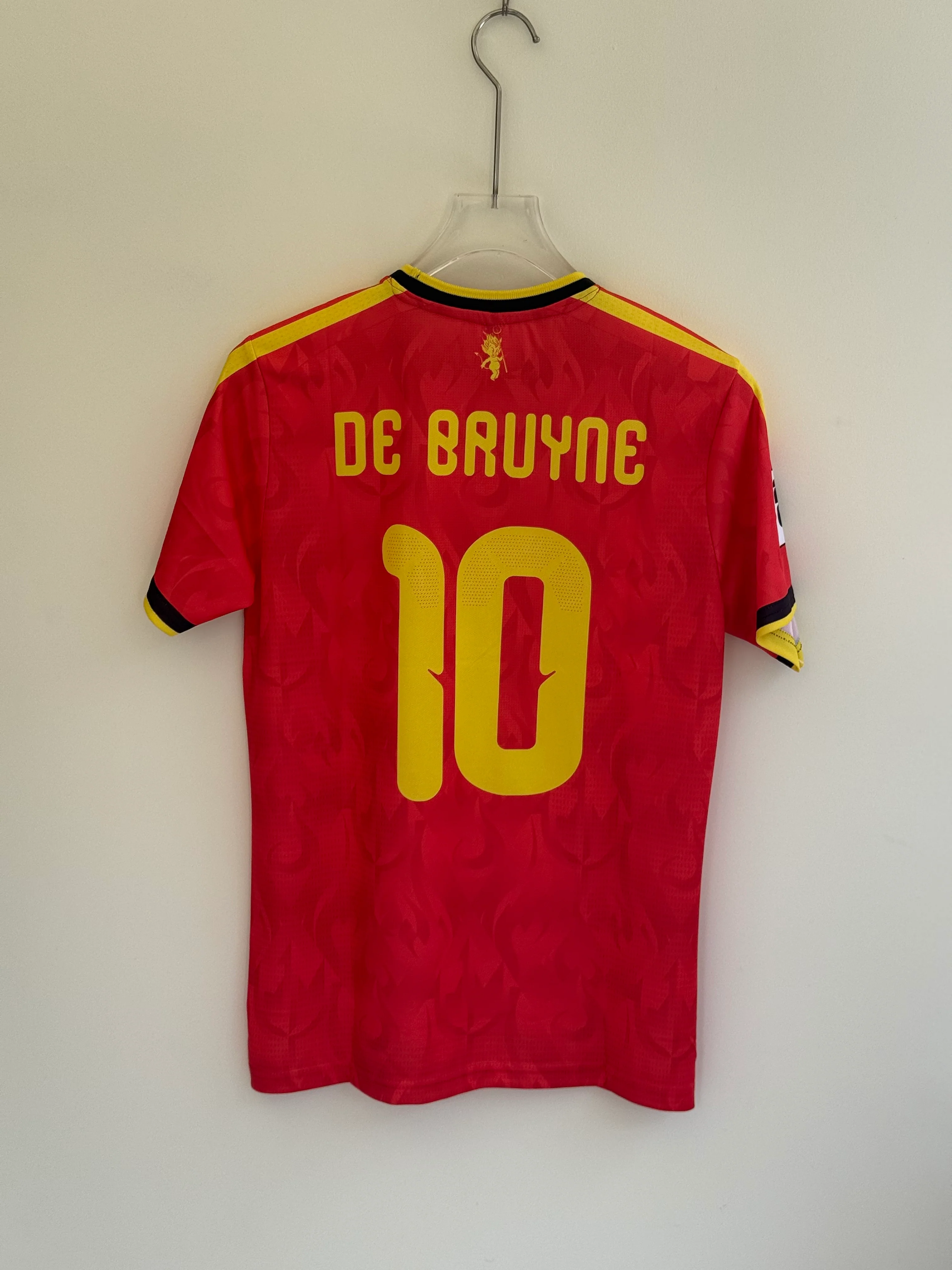 DE BRUYNE BELGIUM 2026 WORLD CUP HOME KIT EMBROIDERY - Image 3