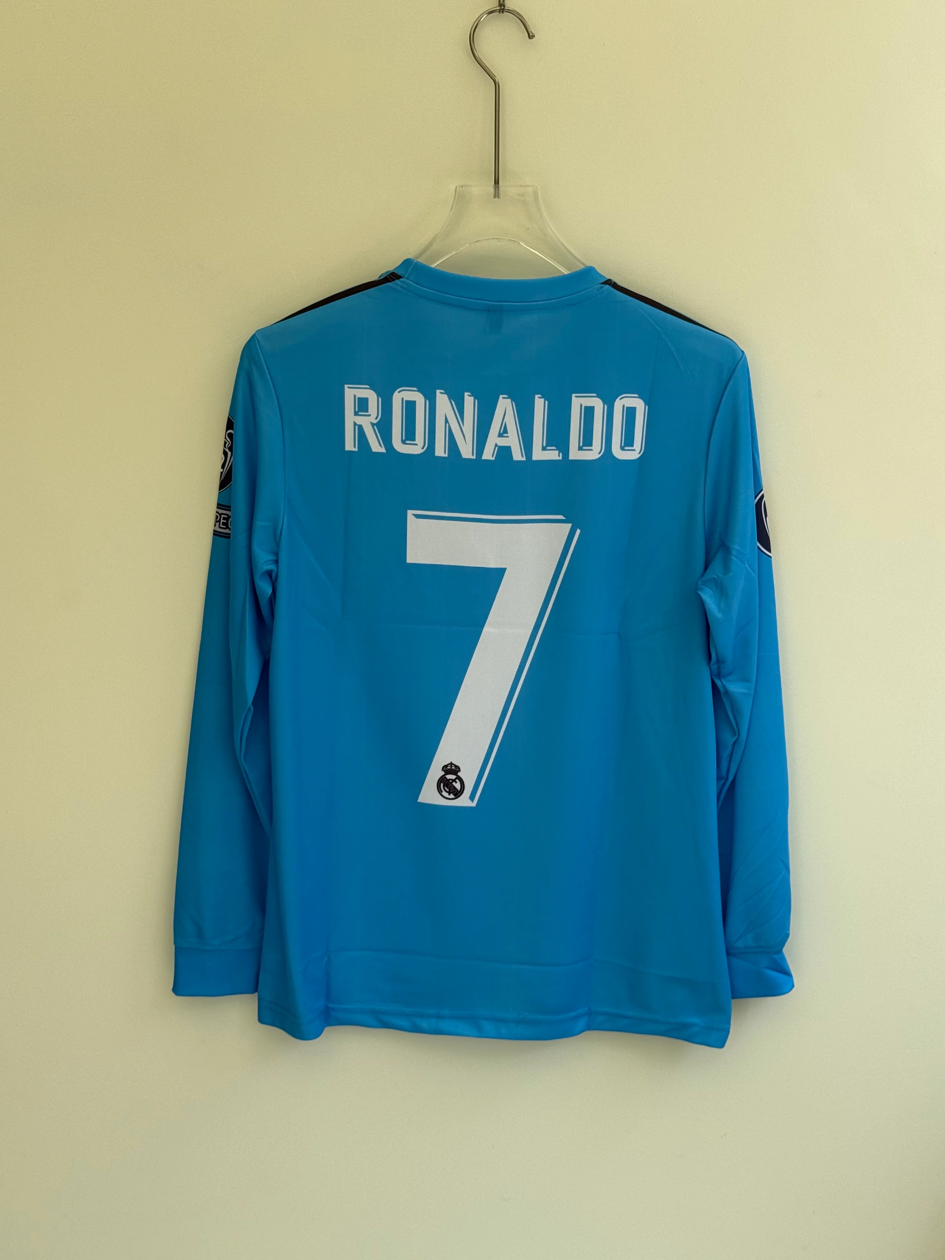 RONALDO REAL MADRID 2017 THIRD KIT FULL SLEEV EMBROIDERY - Image 3