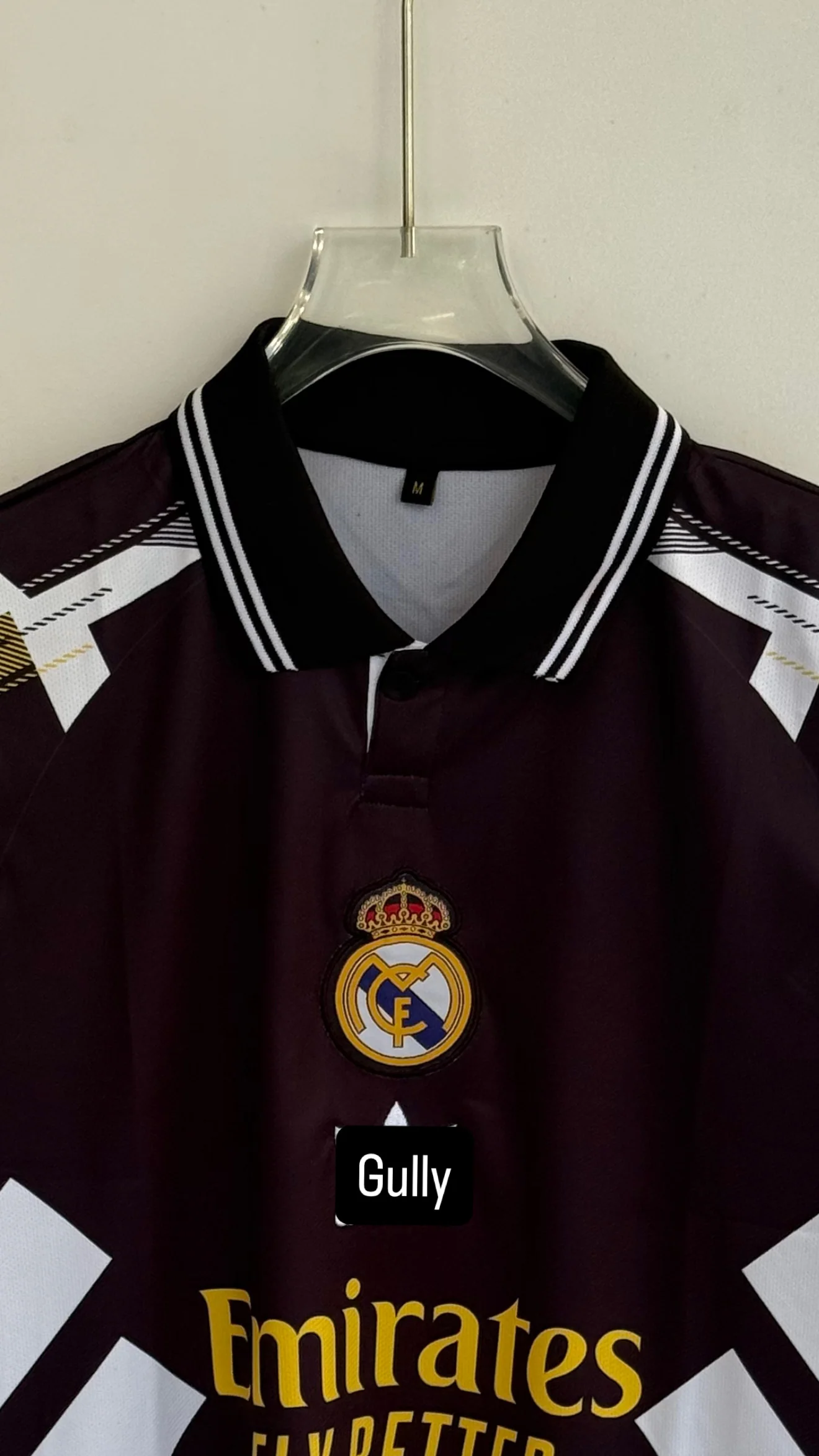 RONALDO REAL MADRID SPECIAL KIT BLACK POLO EMBROIDERY - Image 3