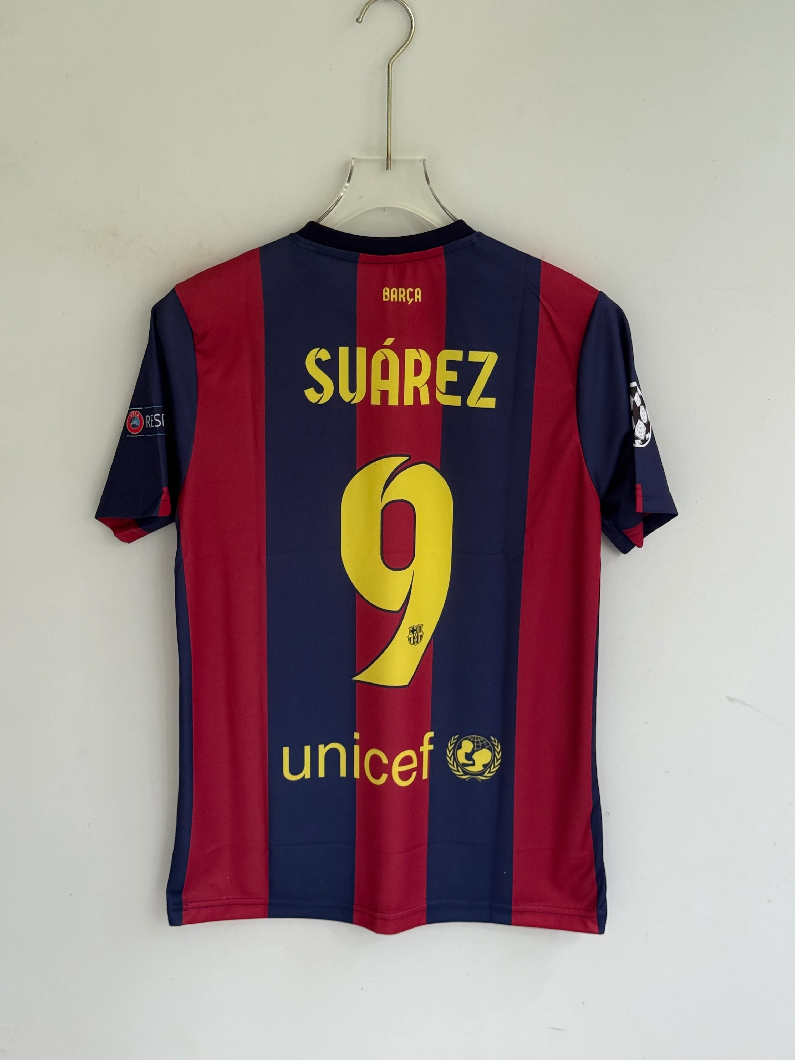 SUAREZ BARCELONA 2014 HOME KIT EMBROIDERY - Image 3